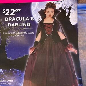 Walmart girls Dracula's Darling costume
